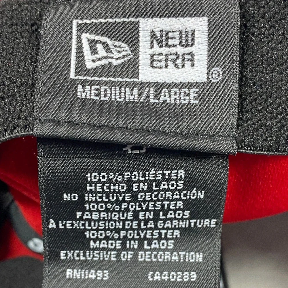 NewEra San Francisco 49ers Hat Men M/L Scarlet Red 39THIRTY NFL Stretch-Fit 2023